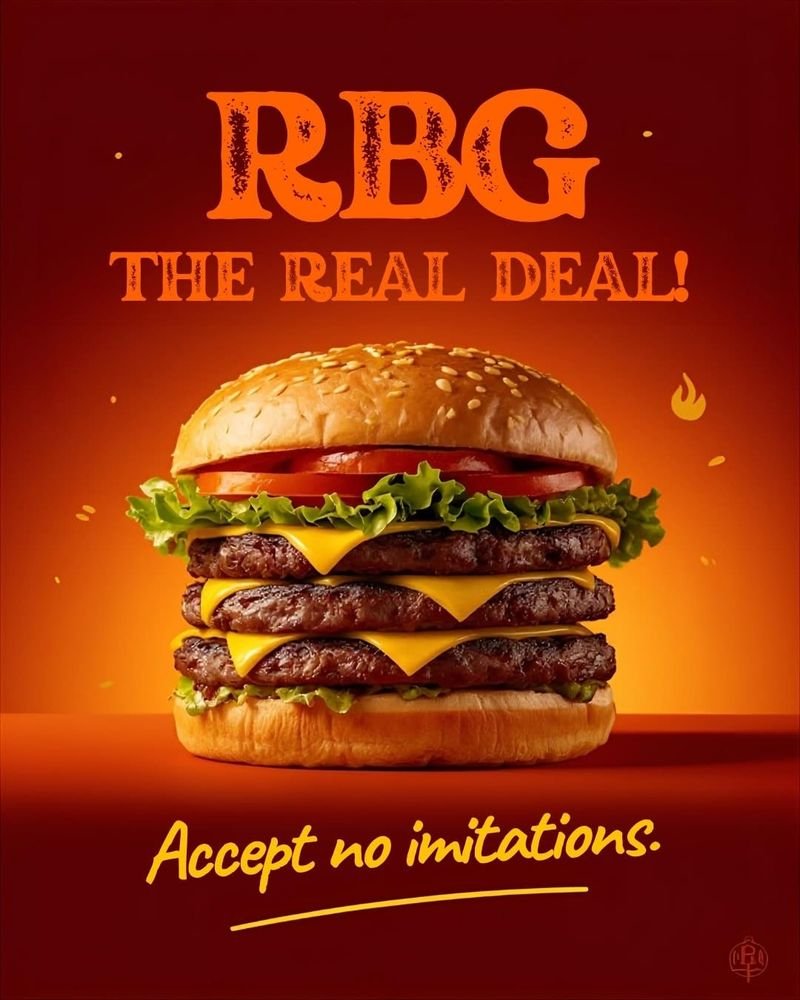 برجر RBG بقطع لحم مضاعفة