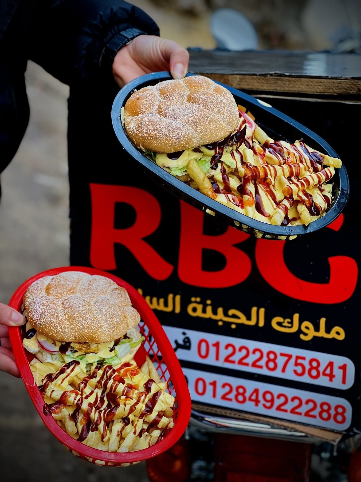 سندوتشات RBG بالجبنة السايحة والبطاطس