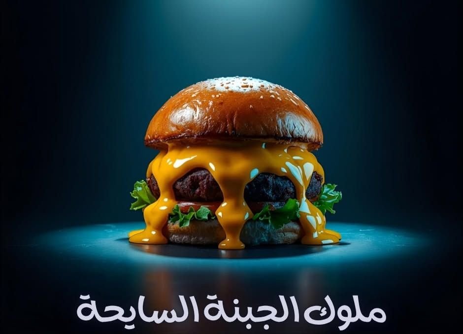 جبنة سايحة تغرق برجر RBG